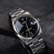 ROLEX BLACK GLOSS GILT-PRINT 1600 DATEJUST