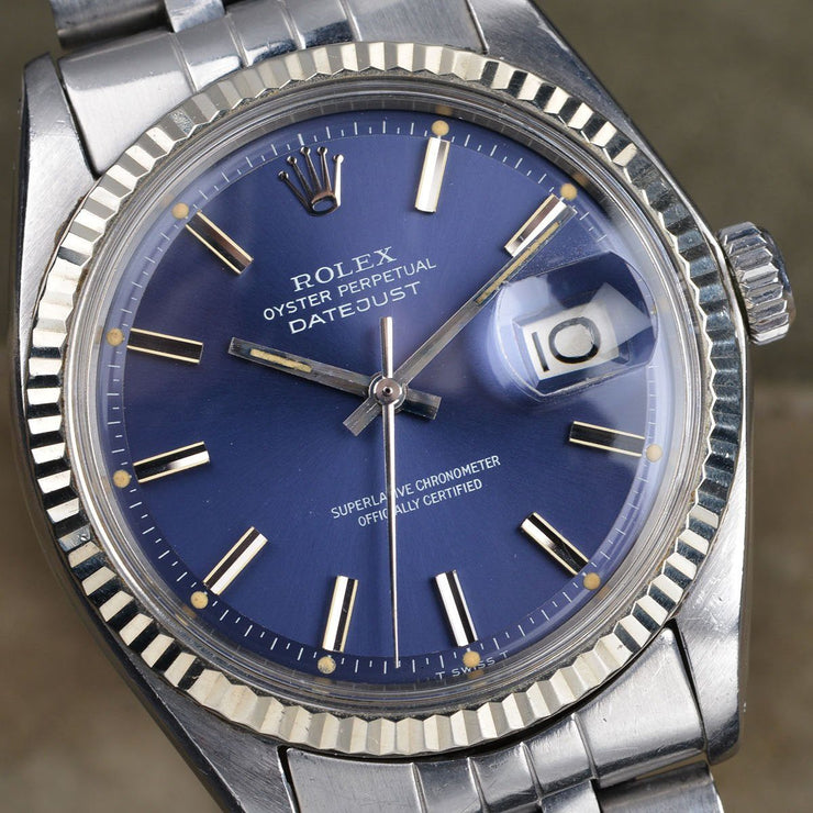 ROLEX ROLEX 1601 DATEJUST BLUE DIAL