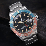 ROLEX ALL REDHAND 1675 GMT