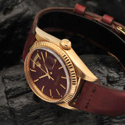 ROLEX 1803 DAYDATE OXBLOOD STELLA