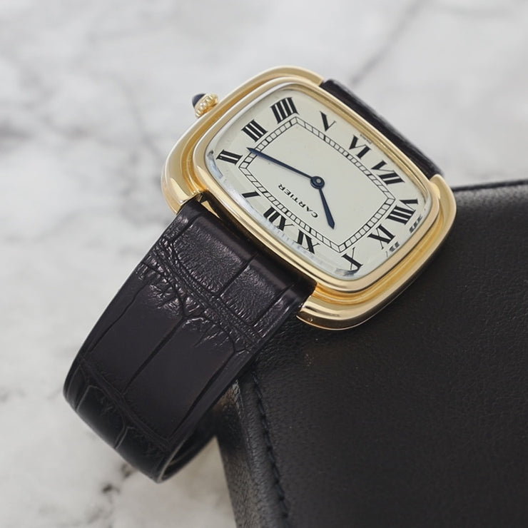 Cartier Gondole Horizontale Jumbo 18kt yellow gold - Paris Dial