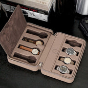 Taupe Luxury Leather Watch Box