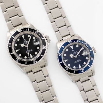 Tudor Submariners Package 79090 Black and 75090 Blue